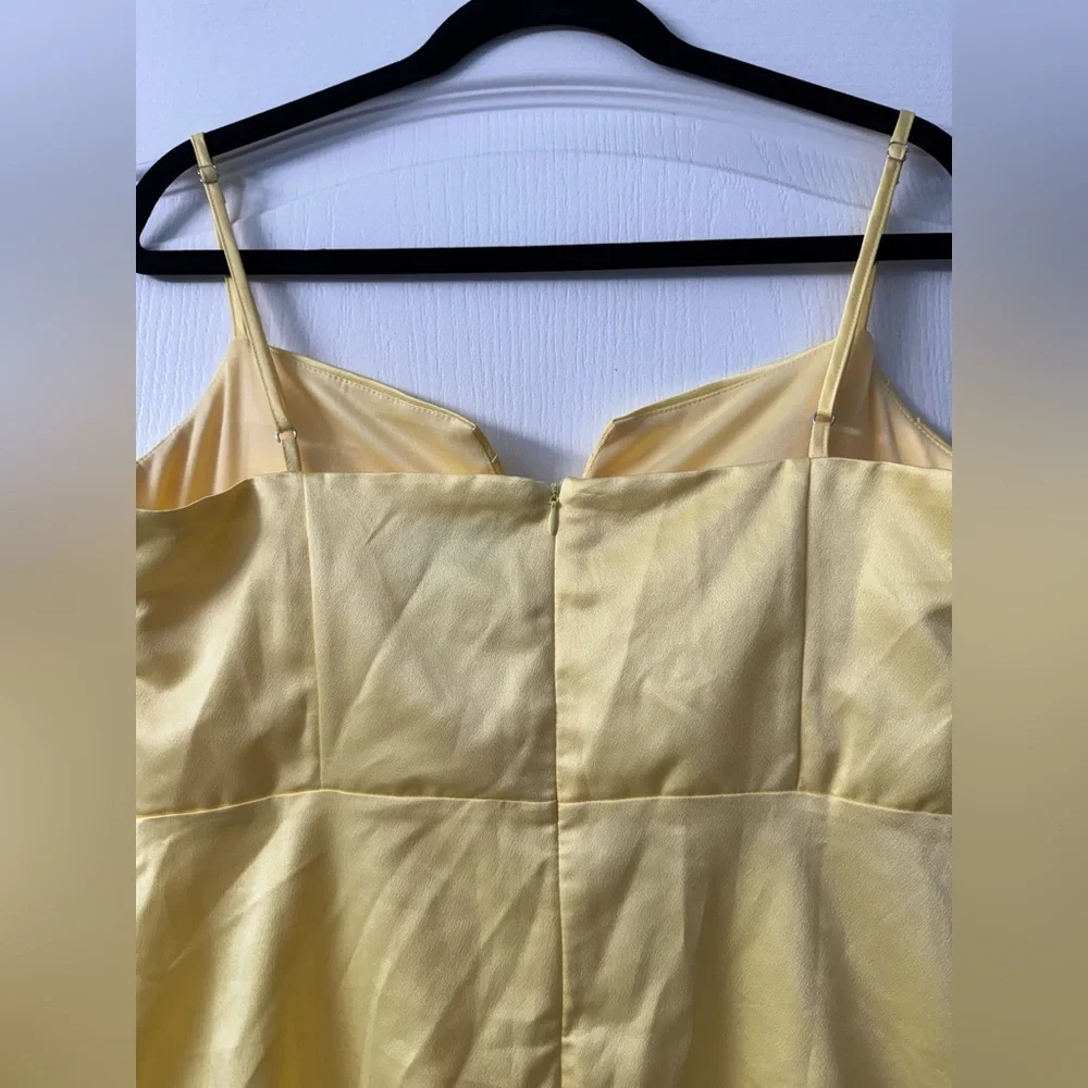 Princess Polly Della Mini Dress Butter Yellow - Picture 10 of 16